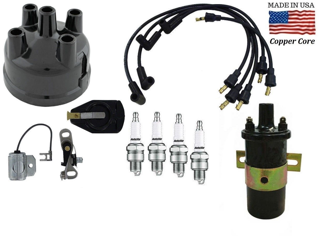 Distributor Ignition Tune up Kit & 12V Coil Ford 8N Tractor - Side Mount  Distributor